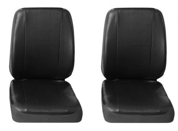 Veicoli commercial, Coprisedili per auto, 2 x sedile singolo, Seat Inca, colore: nero