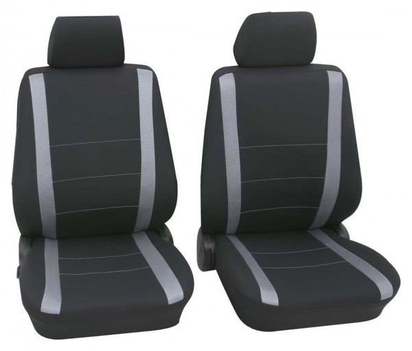 Nissan Tiida, coprisedili, sedili anteriori, nero, grigio