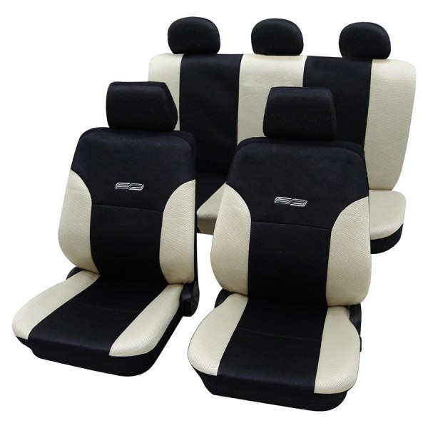Seat ArosaCoprisedili per auto, pelle effetto trapuntato, set completo,