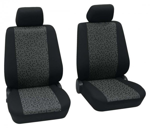 Hyundai ix20, coprisedili, sedili anteriori, nero, grigio