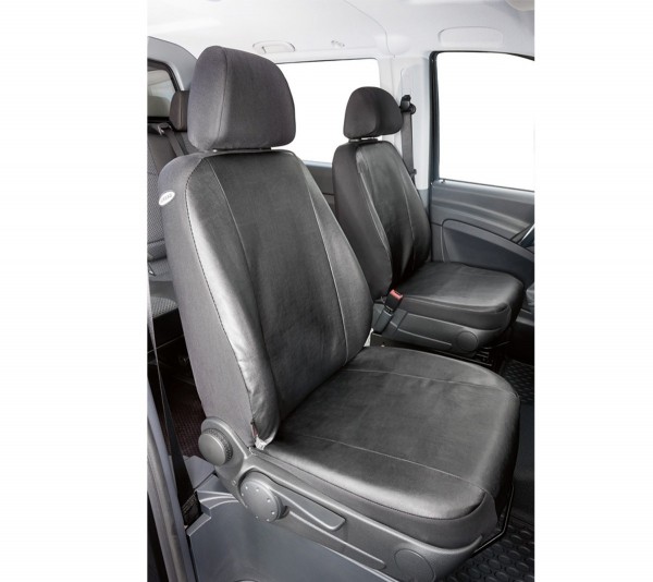 Transporter Autositzbezug, Mercedes V-Klasse/Vito/Viano (W638) 2 Einzelsitze, kein Airbag, Nappa Kun