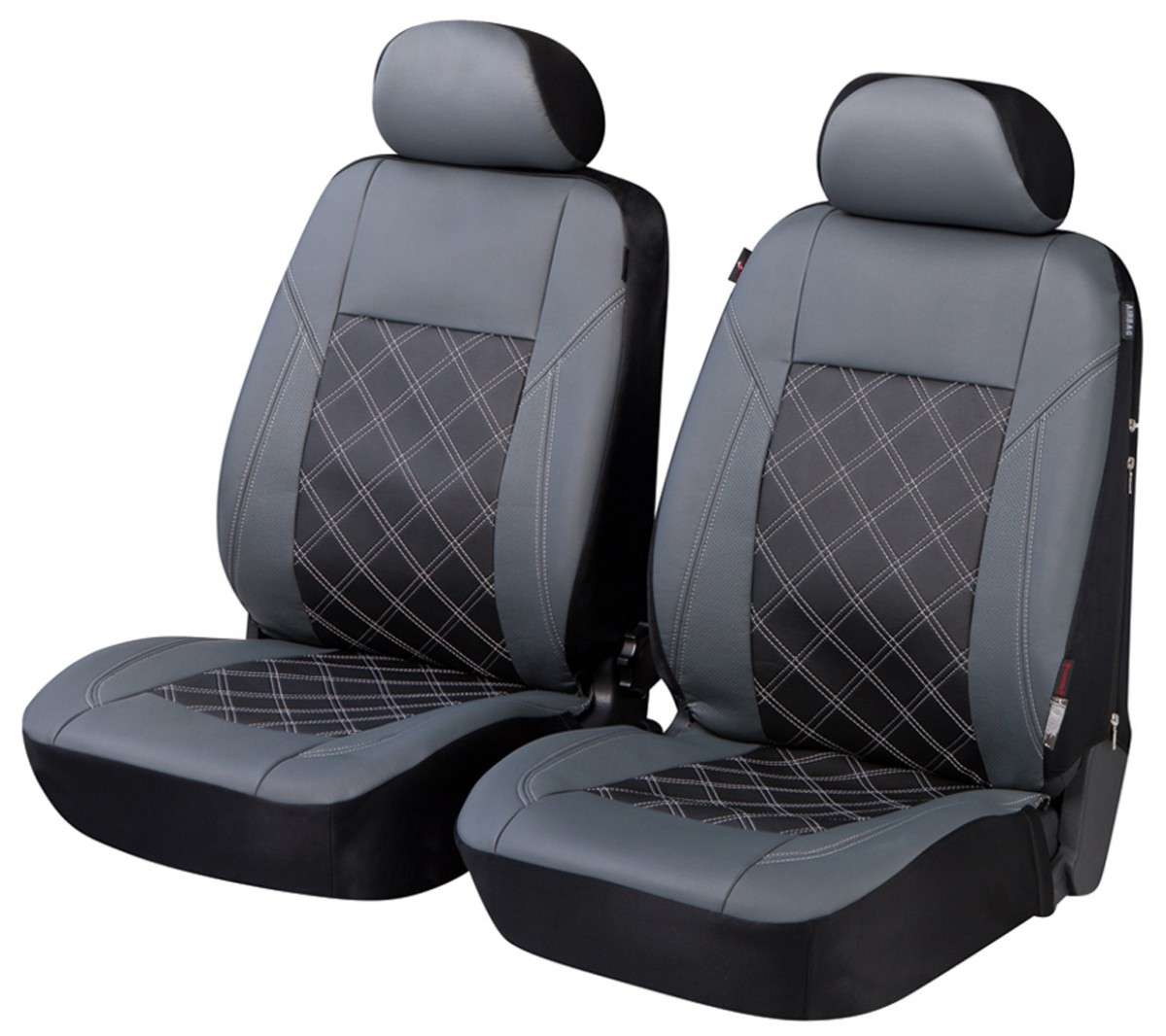 Audi A1, coprisedili, sedile anteriore, grigio, nero