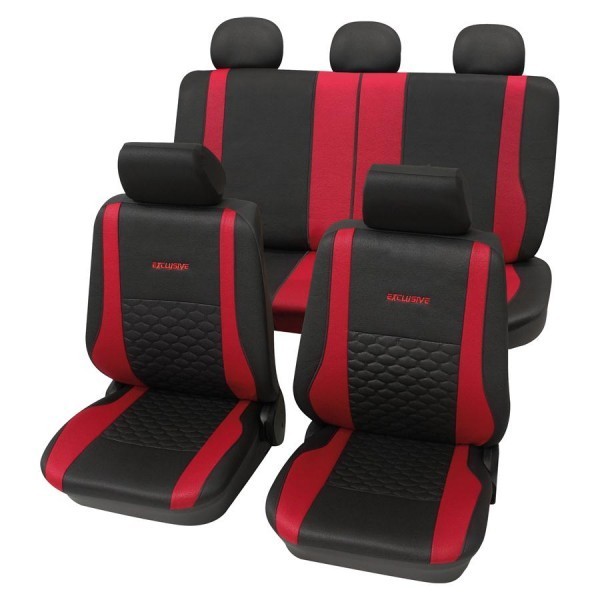Seat LeonCoprisedili per auto, pelle effetto trapuntato, set completo,